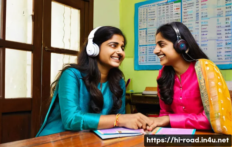 도로교통사 시험 과목별 학습 전략 - **Image Prompt 1: The Game of Learning**
A cheerful young Indian woman in her early twenties, dr...