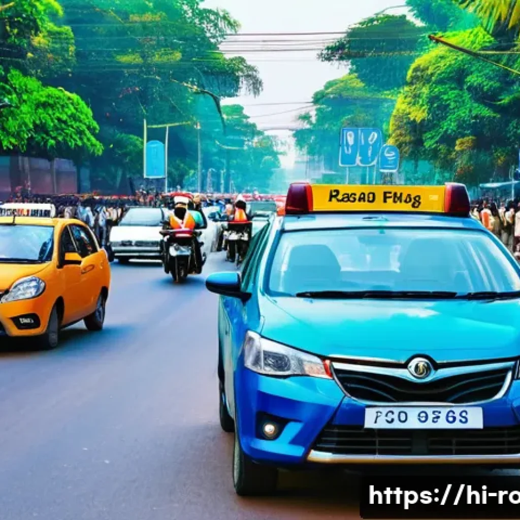 도로교통사 자격증 취득 난이도 - A detailed scene of a diverse group of traffic officers in an urban Indian street setting, attentive...